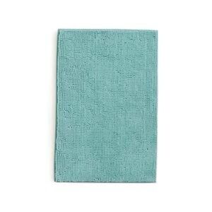 Winston Porter Linenspa Chenille Bath Mat, Aqua, 17" x 48"